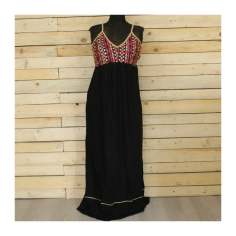 Šaty na ramínkách černé, M/L