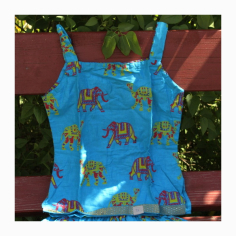 Dívčí top modrý, vel. 22