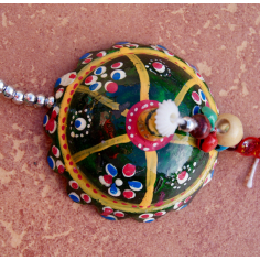 Závěsný zvonek páv se slunečníkem (2 barvy) 2