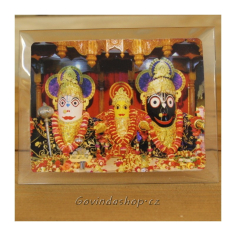 Jagannáth, Baladév, Subhadra 9,5 x 12 cm