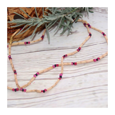 Kantimála 2ř. černý mezi červenými korálky