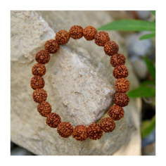Náramek rudrakša větší 19 cm