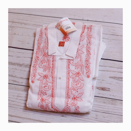 Chlapecký set červená výšivka, vel. 30