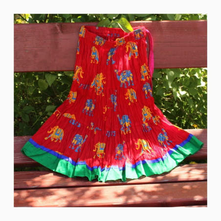 Dívčí set - top a sukně, sloni a velbloudi, vel. 32