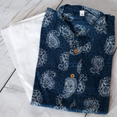 Chlapecký set tm. modrý, 3 vzory, vel. 24, 26 a 28