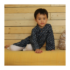 Chlapecký set tm. modrý, 3 vzory, vel. 24, 26 a 28