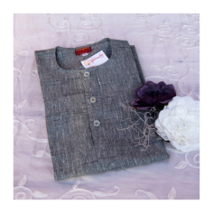 Chlapecká kurta žíhaná, kr. rukáv, vel. 24 a 28