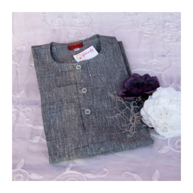 Chlapecká kurta žíhaná, kr. rukáv, vel. 24 a 28