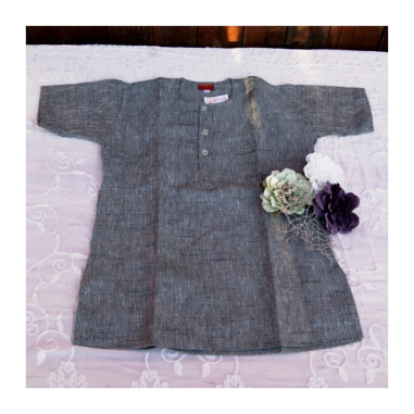 Chlapecká kurta žíhaná, kr. rukáv, vel. 24 a 28