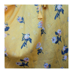 Sukně zvonová žlutá 3/4 délka 2