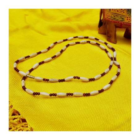 Kantimála 2ř. 3 hnědé 1 oválný korálek