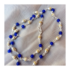 Kantimála 1ř. stříbrná s modrým kamenem