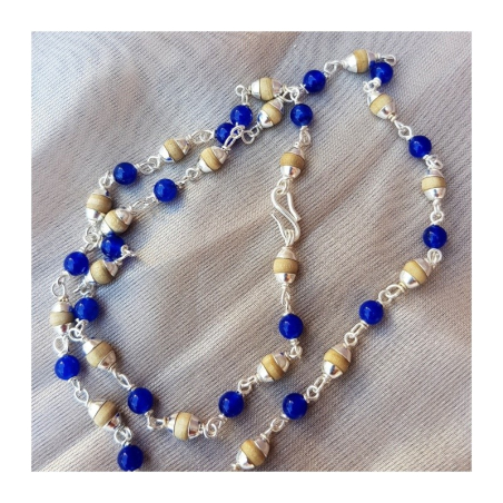 Kantimála 1ř. stříbrná s modrým kamenem