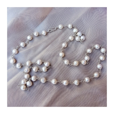 Kantimála 1ř. stříbrná s perlami