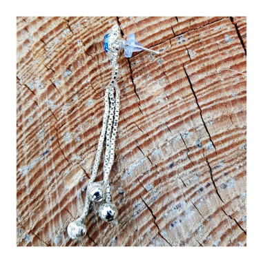 Náušnice s barevným očkem, více barev