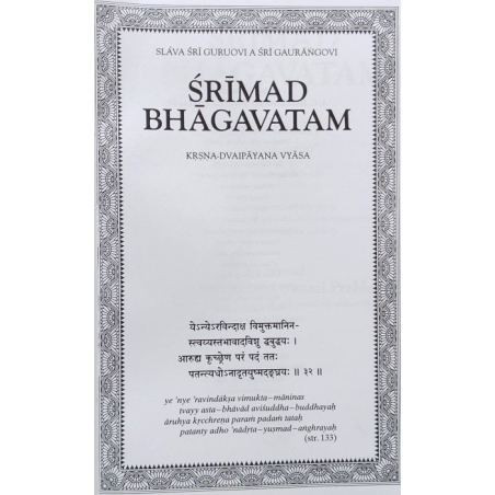 Šrímad Bhágavatam 10. zpěv "Nejvyšší dobro", 1. díl