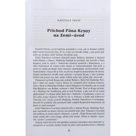 Šrímad Bhágavatam 10. zpěv "Nejvyšší dobro", 1. díl