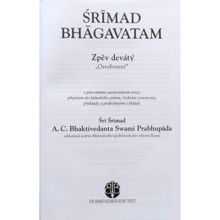 Šrímad Bhágavatam 9. zpěv "Osvobození"