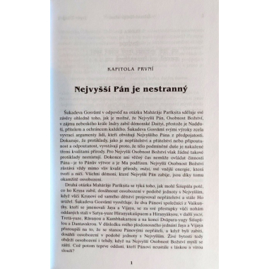 Šrímad Bhágavatam 7. zpěv "Věda o Bohu"