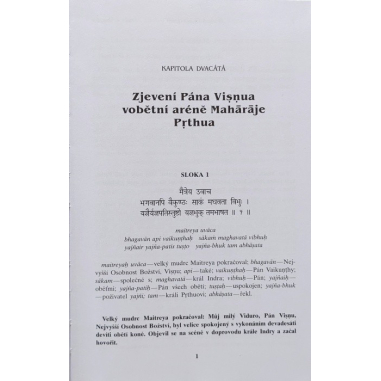 Šrímad Bhágavatam 4. zpěv "Stvoření čtvrtého řádu", 2. díl