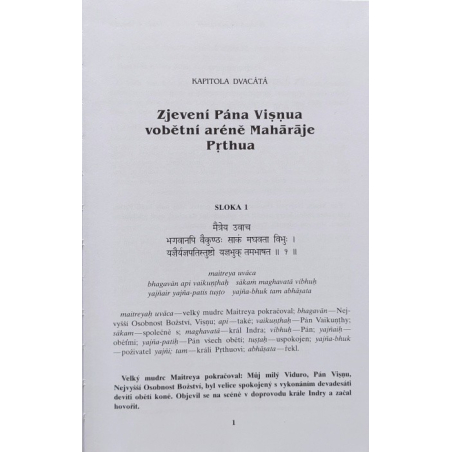 Šrímad Bhágavatam 4. zpěv "Stvoření čtvrtého řádu", 2. díl