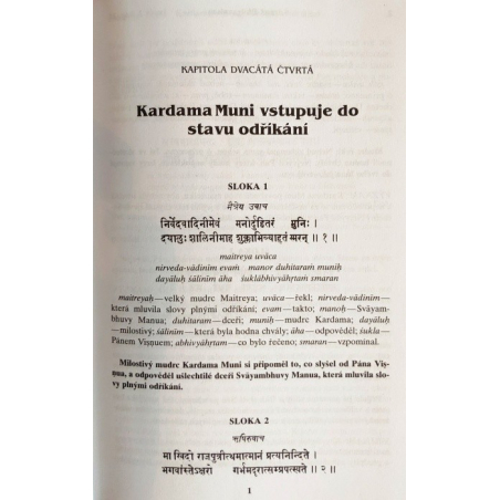 Šrímad Bhágavatam 3. zpěv "Status Quo", 3. díl