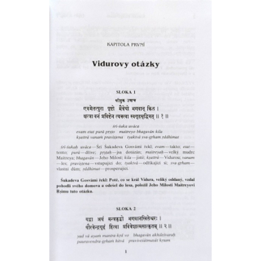 Šrímad Bhágavatam 3. zpěv "Status Quo", 1. díl