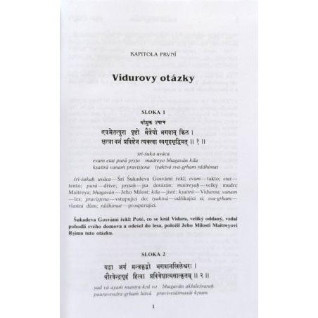 Šrímad Bhágavatam 3. zpěv "Status Quo", 1. díl