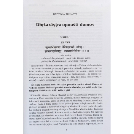 Šrímad Bhágavatam 1. zpěv "Stvoření", 3. díl