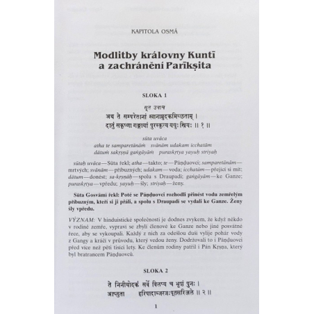 Šrímad Bhágavatam 1. zpěv "Stvoření", 2. díl