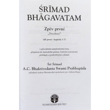 Šrímad Bhágavatam 1. zpěv "Stvoření", 1. díl
