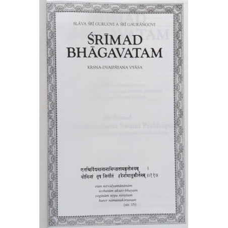 Šrímad Bhágavatam 2. zpěv "Vesmírný projev"
