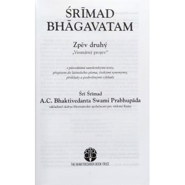 Šrímad Bhágavatam 2. zpěv "Vesmírný projev"