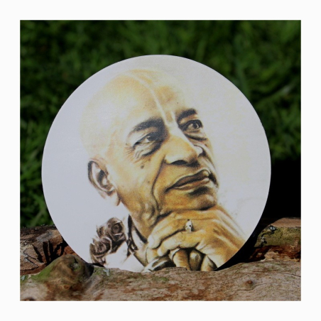 Nálepka Prabhupáda pr. 9 cm