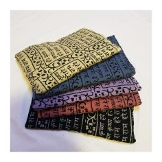 Čadar harinám s mahámantrou 230x112 cm