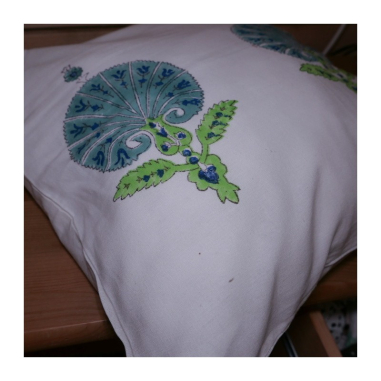 Povlak na polštář 39x39 cm Hand block