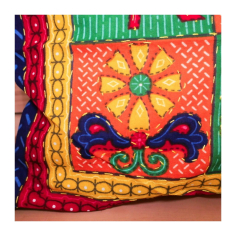 Povlak na polštář 40x40 cm prošívaný 2