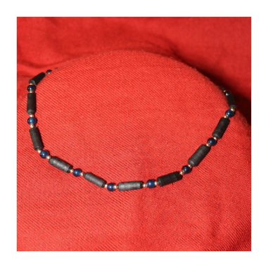 Kantimála 1ř. černá s modrými korálky