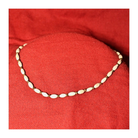 Kantimála 1ř. zlatý/barevný korálek a olivka tulasí