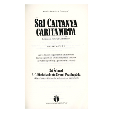 Čaitanja-čaritámrita, Madhja-Lílá 2