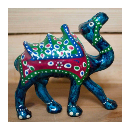 Velbloud 8,5 x 8,5 cm zelený