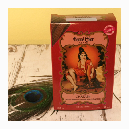 Přírodní barva kaštan