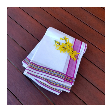 Dhotí bordový pruh