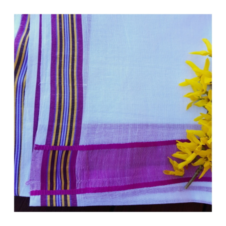 Dhotí bordový pruh