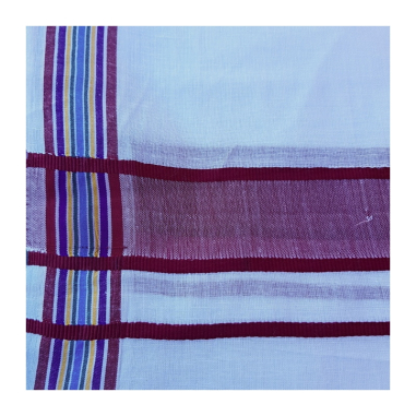 Dhotí bordový pruh