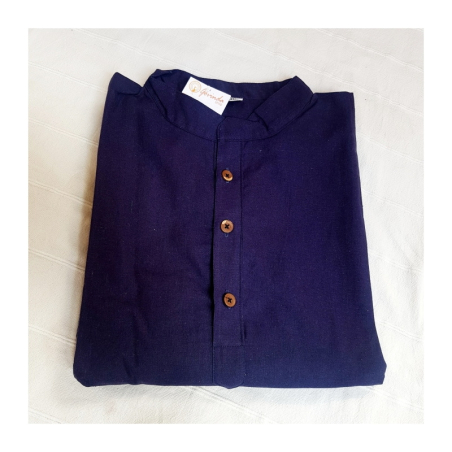 Kurta pánská jednobarevná, dl. rukáv, XL