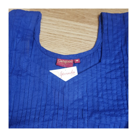 Dámská kurta prošívané pruhy, kr. rukáv