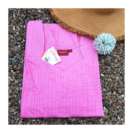 Dámská kurta prošívané pruhy, kr. rukáv