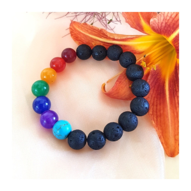 Náramek z minerálů