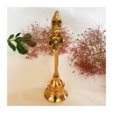 Zvonek mosazný 14 cm